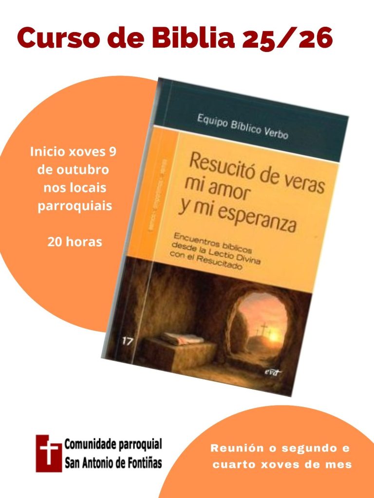 Cartel curso de bíblia 2025-2026