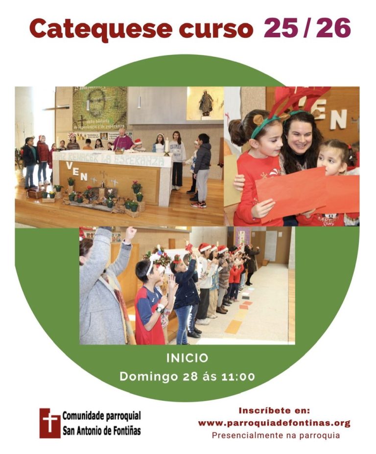 Cartel de catequese 2025-2026